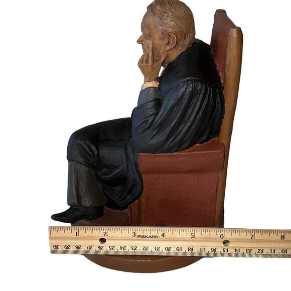 Tom Clark Gnome Figurine SIGNED Judge Snepp Vintage sculpture lawyer gift court - Picture 10 of 16